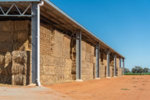 roof only hay shed