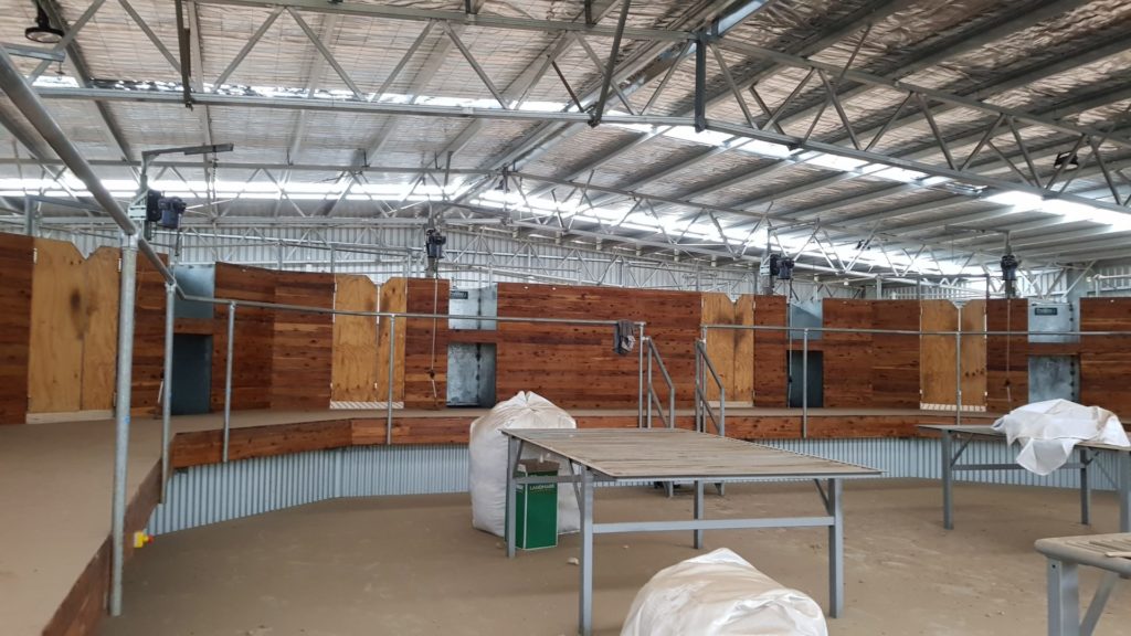 Shearing shed with fit out