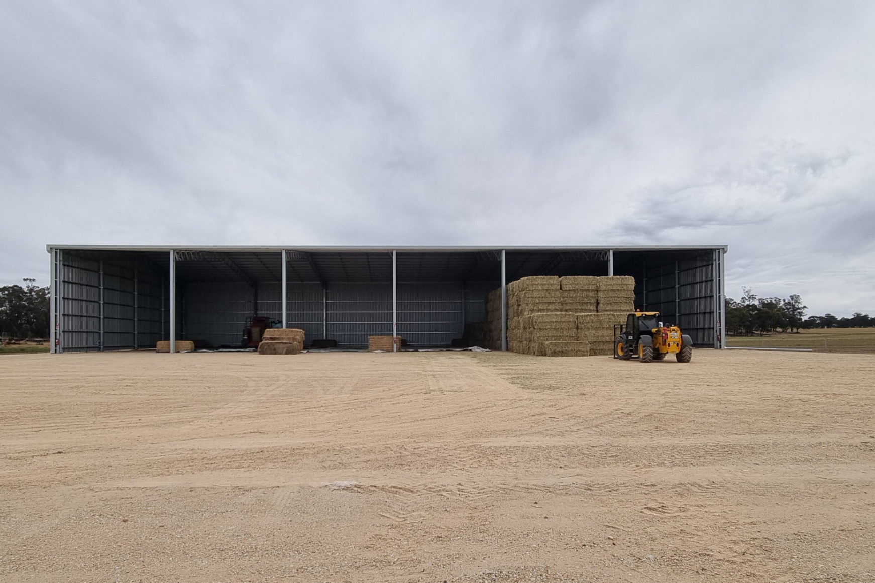 Open Front Hay Shed