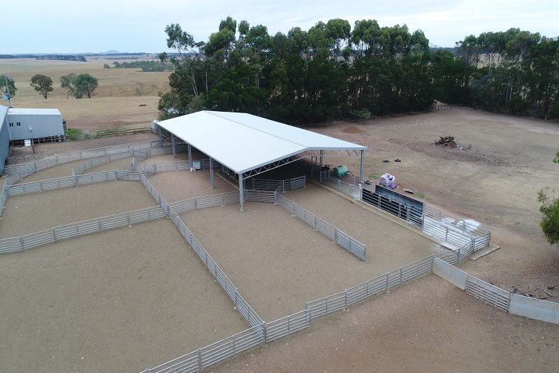 You are currently viewing 15m (W) 30m (L) x 3m (H) sheep yard cover