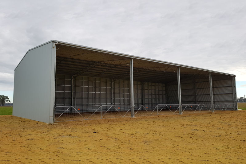 Read more about the article 15m (W) x 32m (L) x 6m (H) Open front hay shed