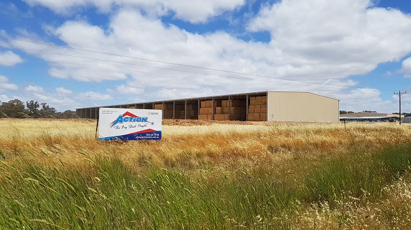 You are currently viewing A 160m x 45m hay shed for Gilmac