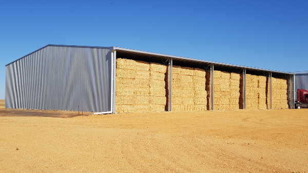 You are currently viewing A 40m x 24m hay shed project