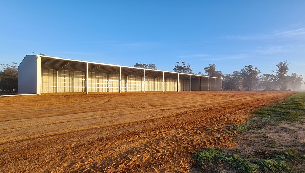 You are currently viewing A 82.5m x 24m hay shed
