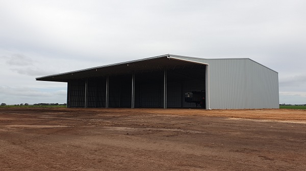 You are currently viewing A 45m x 24m hay shed
