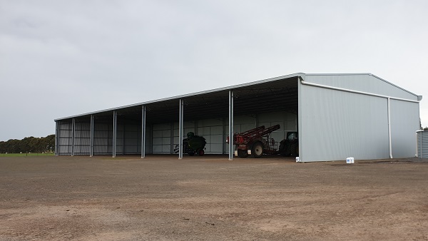 You are currently viewing A 56m x 18m hay shed