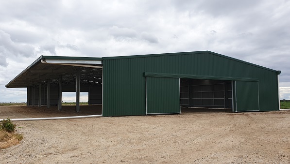 You are currently viewing A 50m x 24m calving shelter