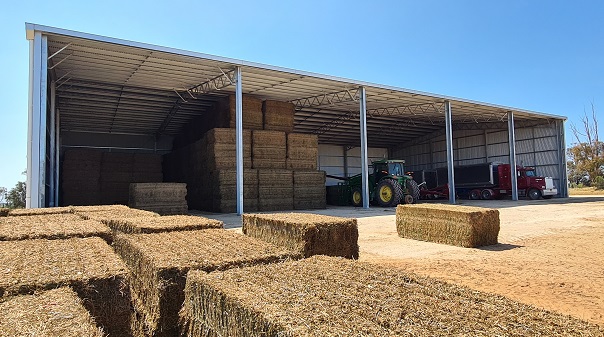 You are currently viewing A 40m x 24m hay storage shed project
