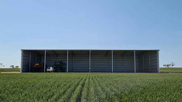 You are currently viewing A 48m x 24m six bay storage shed