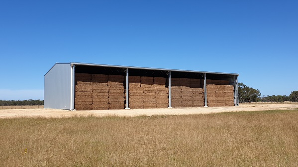 You are currently viewing A 32m x 18m hay shed