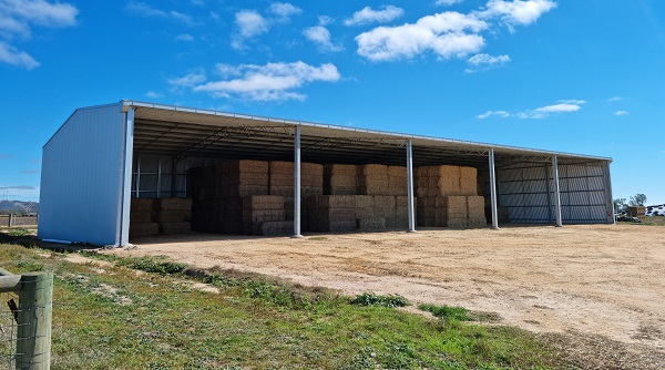 You are currently viewing A 45m x 18m hay shed