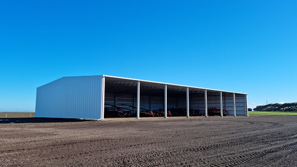 You are currently viewing A 57.5m x 30m machinery shed