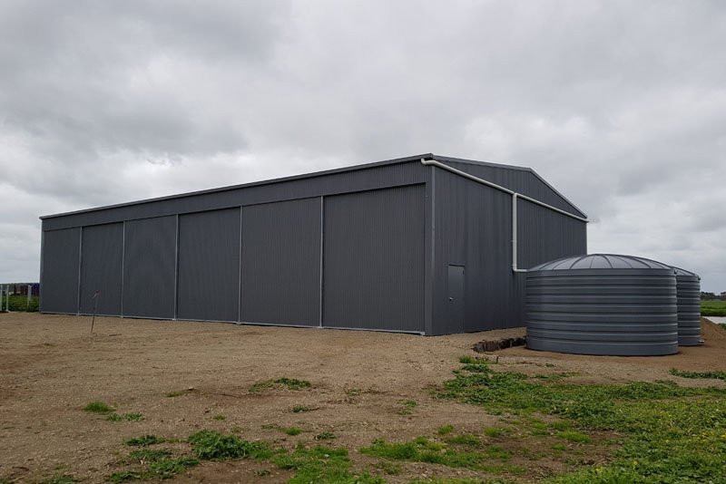 You are currently viewing 15m (W) x 24m (L) x 5m (H) fully enclosed machinery shed