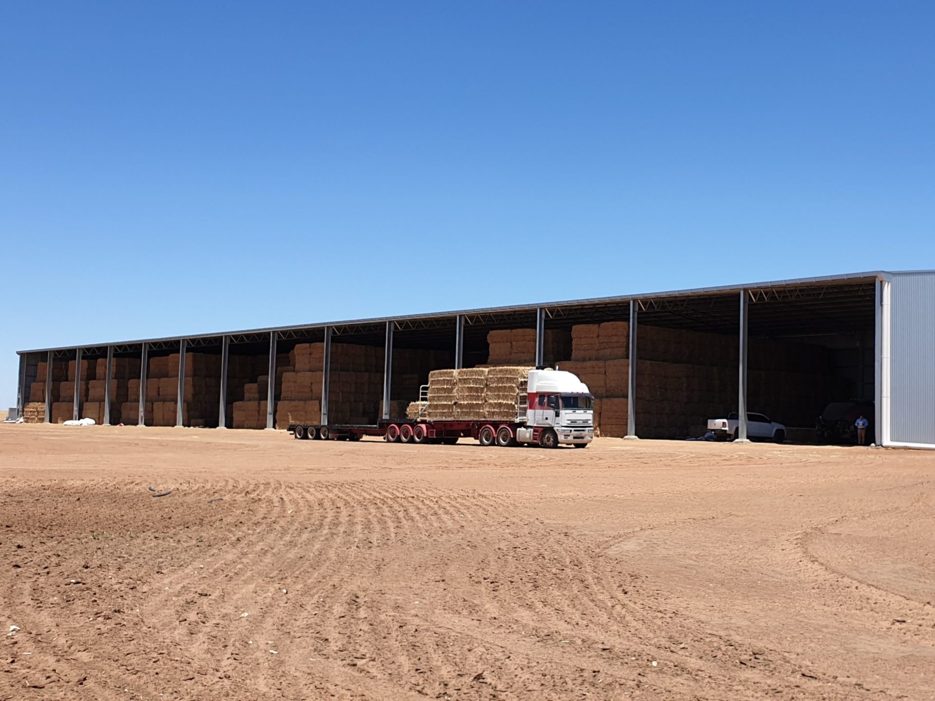 Action Steel Hay Shed