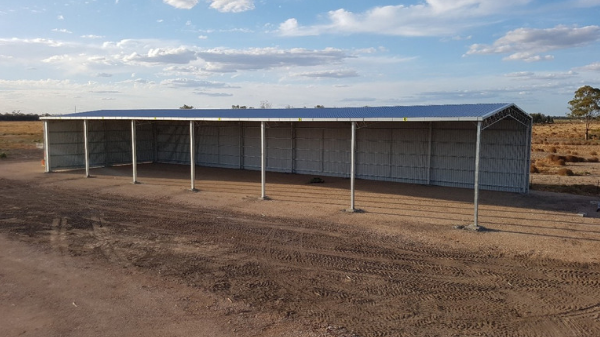 You are currently viewing A 48m x 15m two-sided hay shed