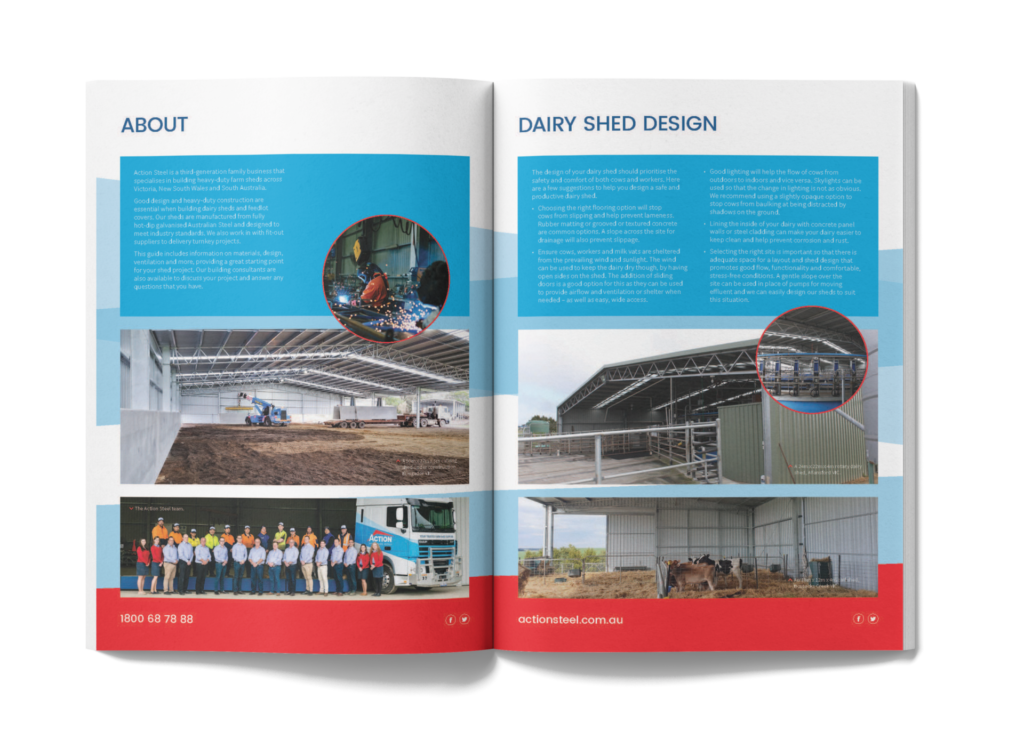 dairy shed brochure