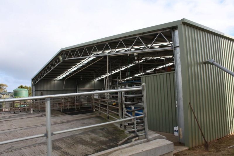 Action Steel Rotary Dairy Shed