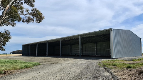 You are currently viewing A 60m x 24m hay shed