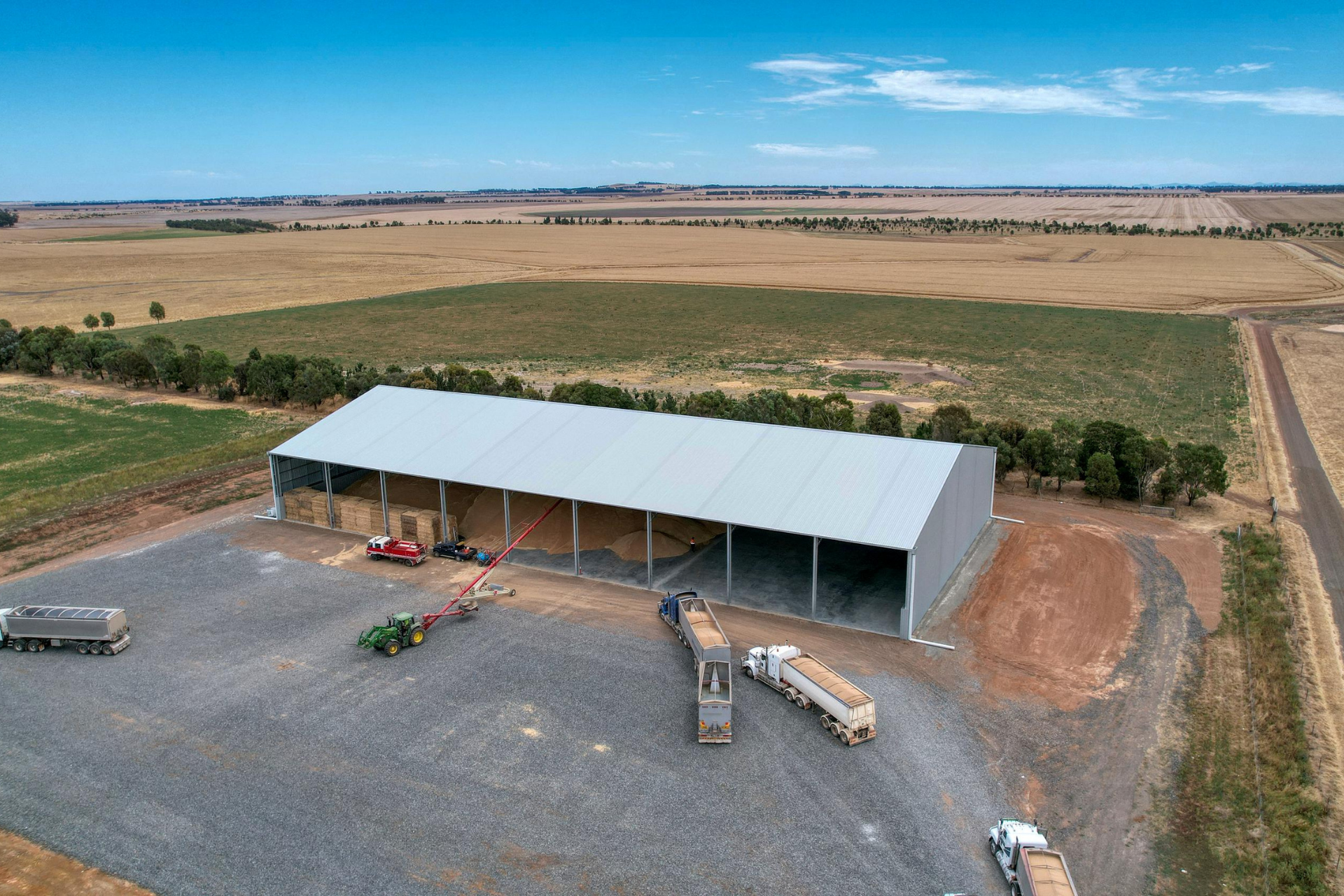 You are currently viewing 81m x 40m x 9m grain storage shed