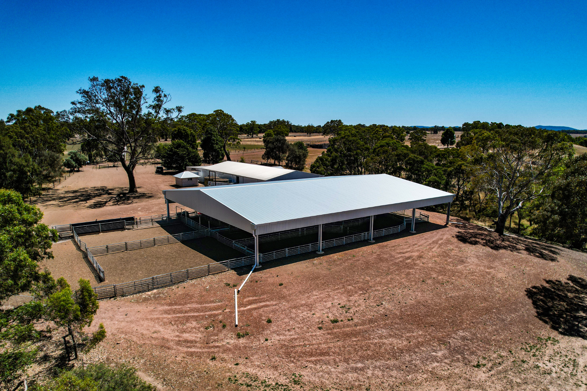 You are currently viewing 34m x 27m x 3m sheep yard cover