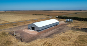 Concrete Panel Grain Shed with well prepared site