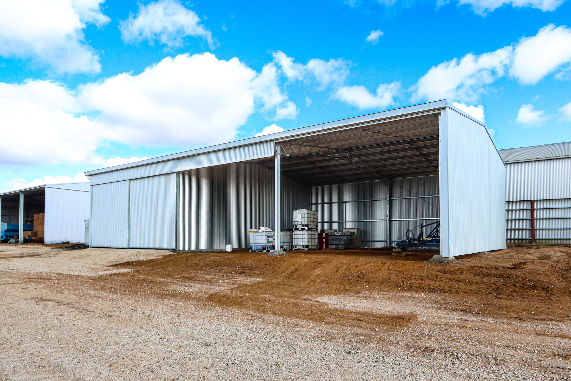 A 21m x 12m x 4.5m chemical shed at Rainbow VIC