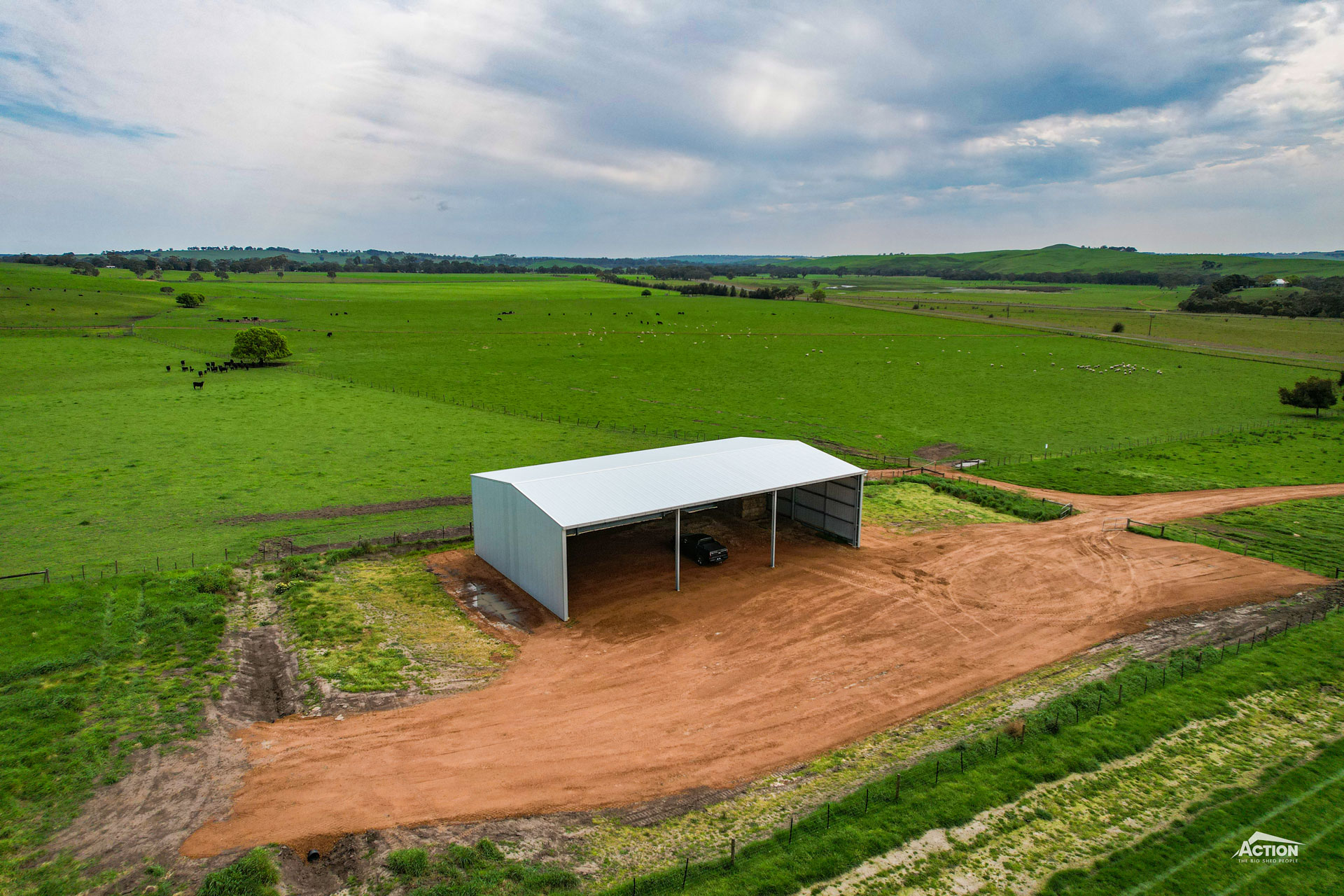15 metre span hay shed