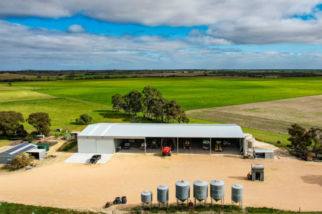 Farm Sheds In South Australia - Machinery Shed at Keith SA