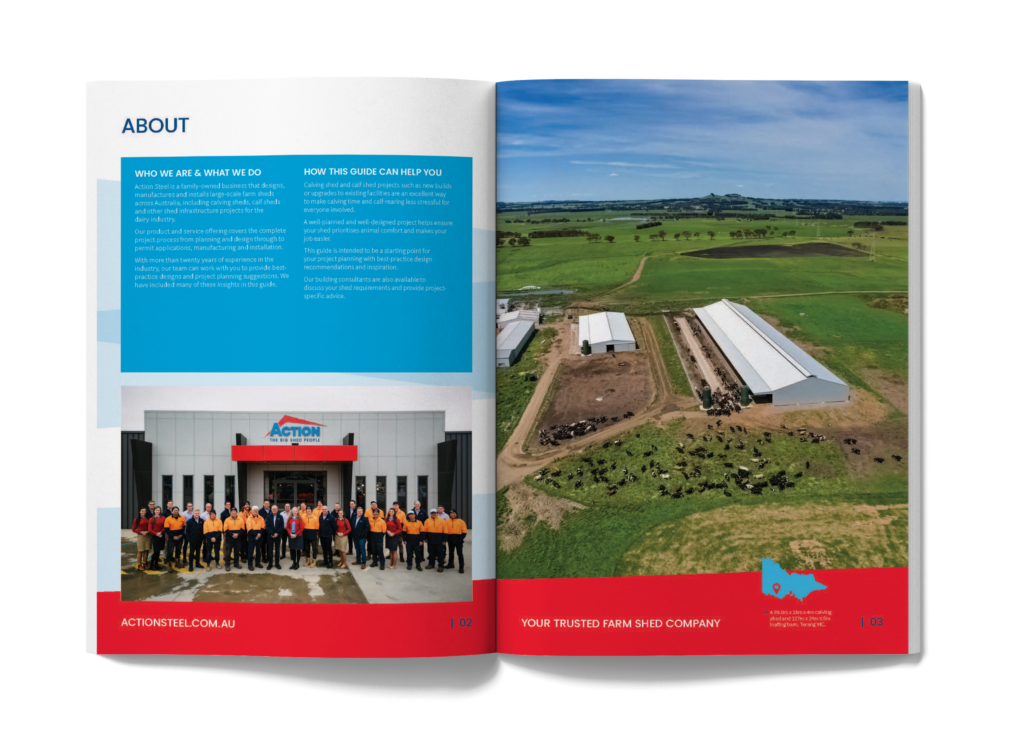 Calving Shed Guide content