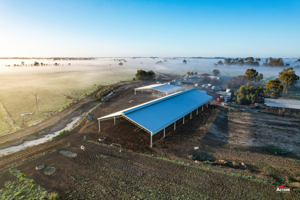 Dairy Barn Projects - Feed Pad Cover at Myall Gallery - 1