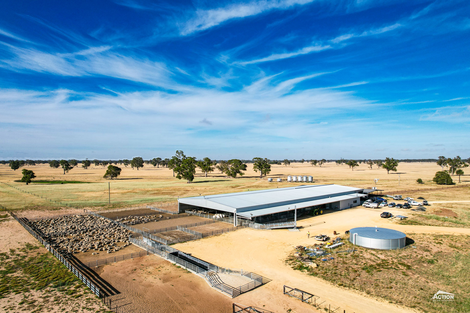 You are currently viewing 80m x 30m x 5.2m shearing shed