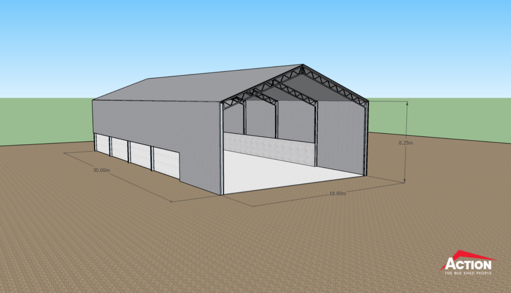 _action standard 18 x 30 fertiliser shed designs