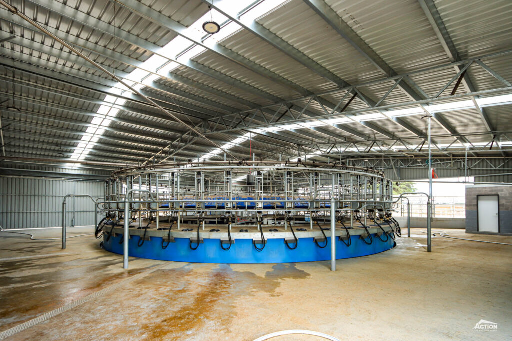 Rotary Dairy Shed Project - internal fit out