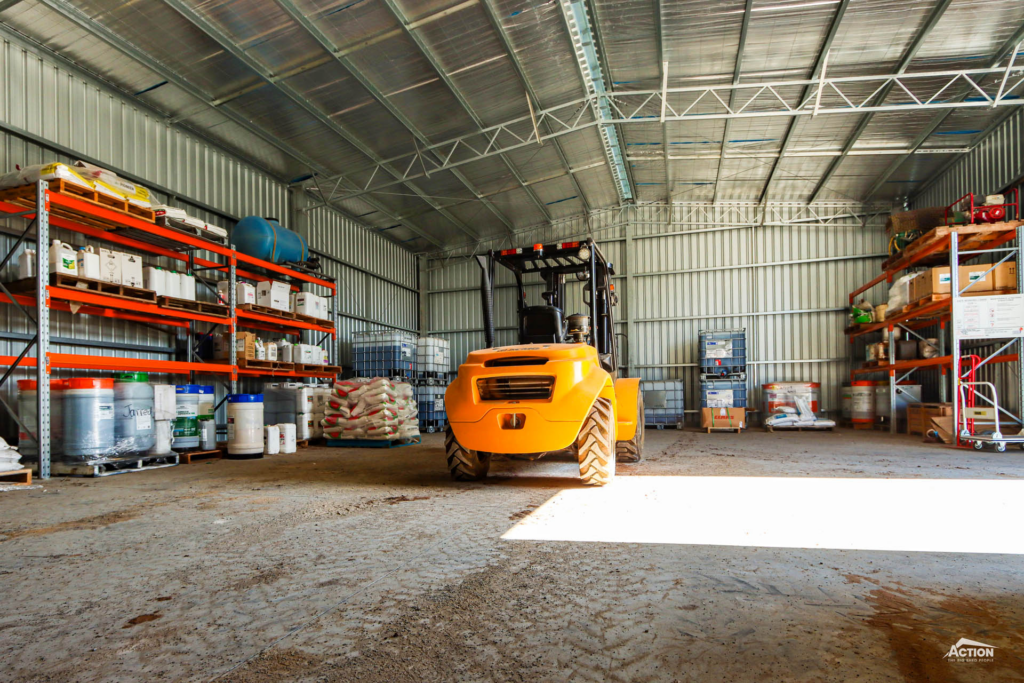 Chemical shed sizes