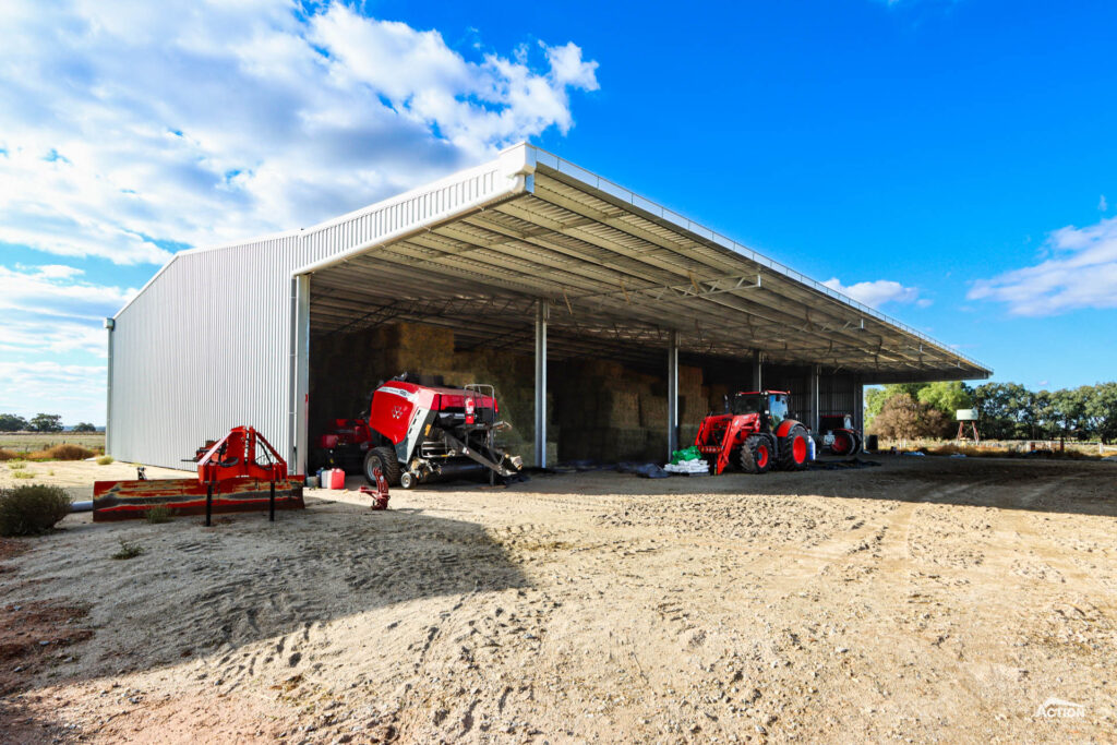 Best practice hay shed design - hay shed with canopy