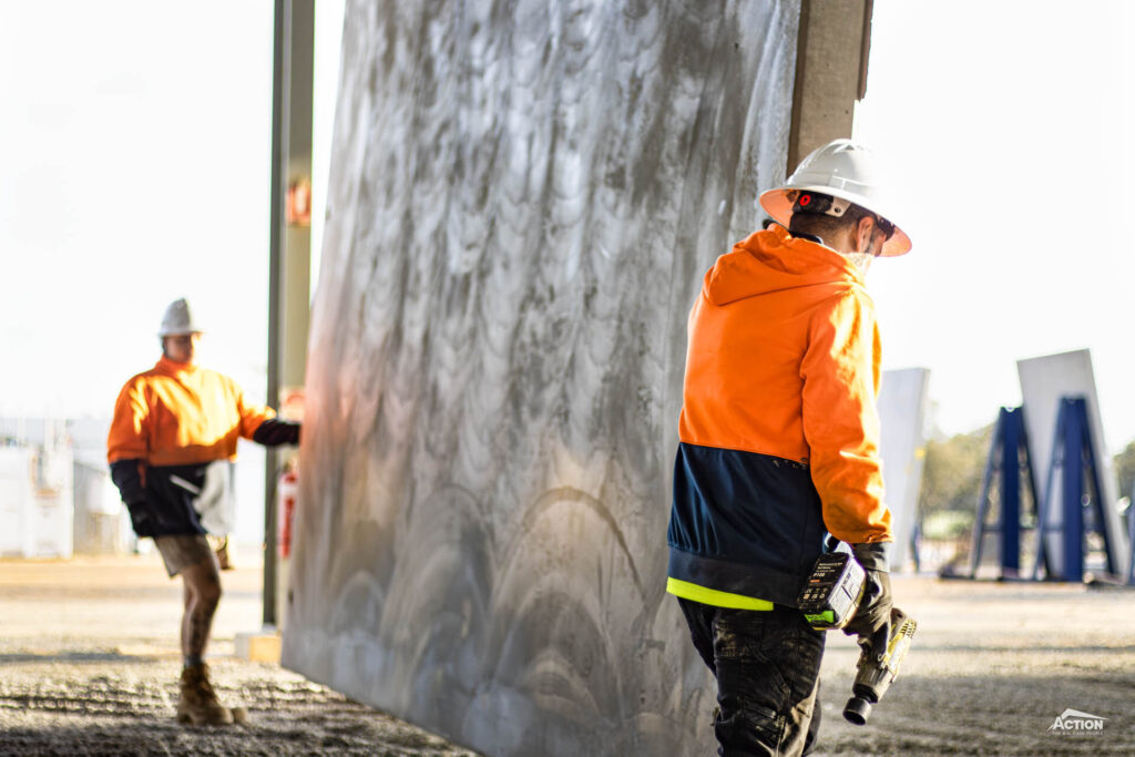 action concrete panel