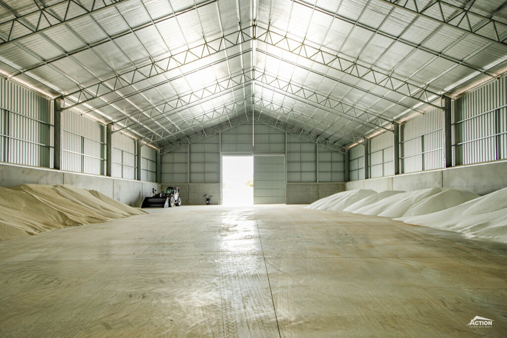Versatile Fertiliser Shed design