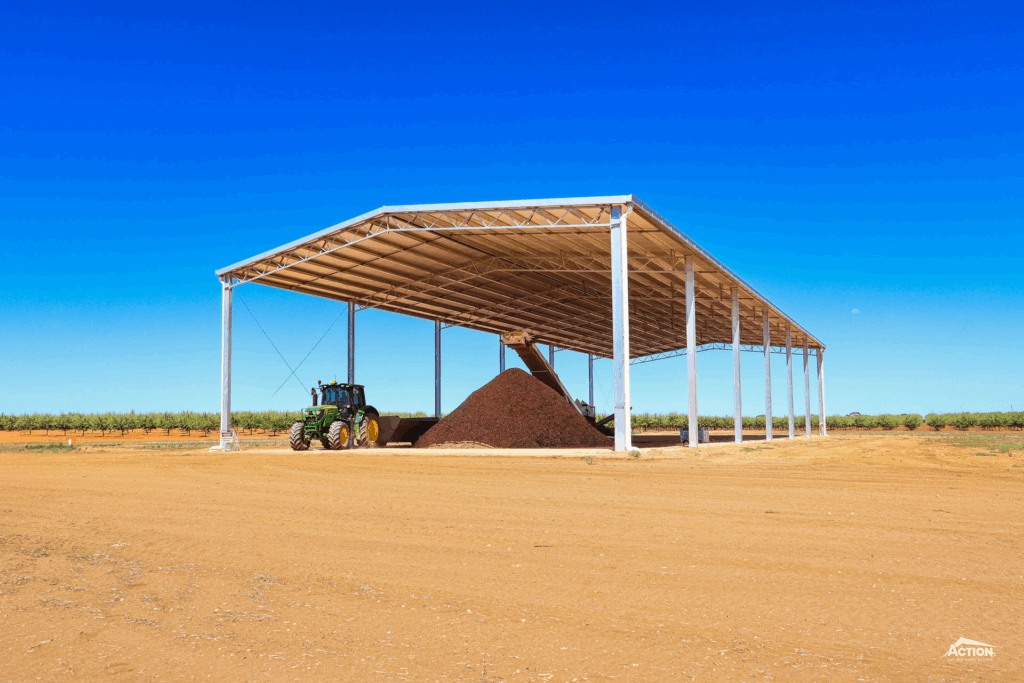 airing shed cost - almonds