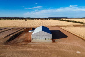 Grain shed site