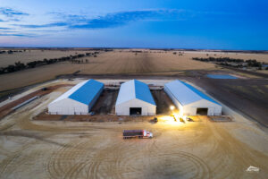 on-farm grain storage sheds