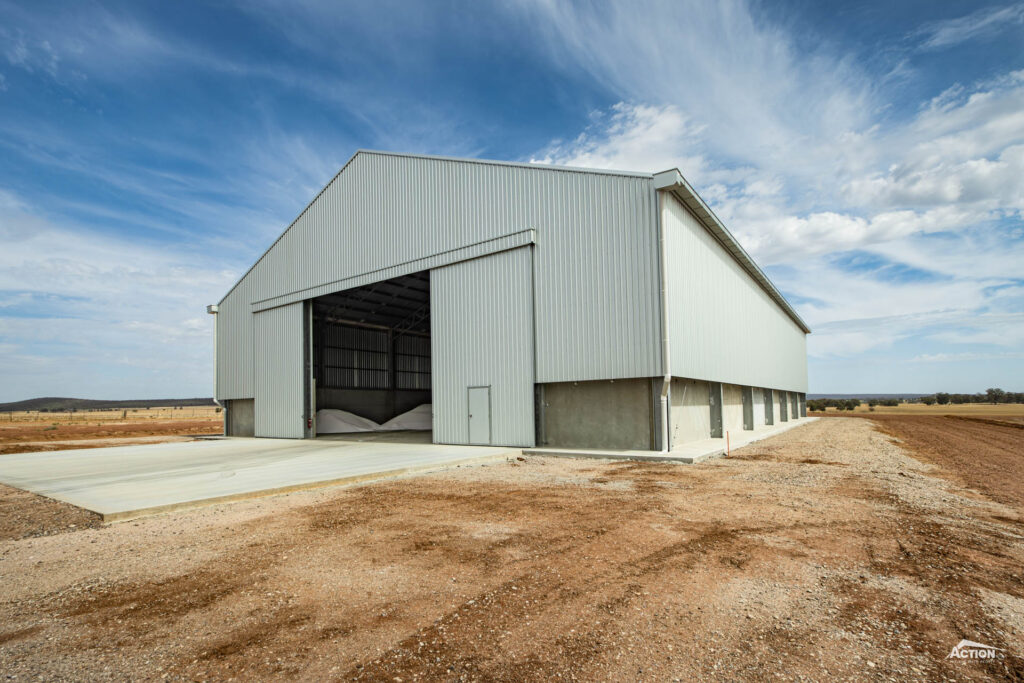 Fully Enclosed Grain Shed