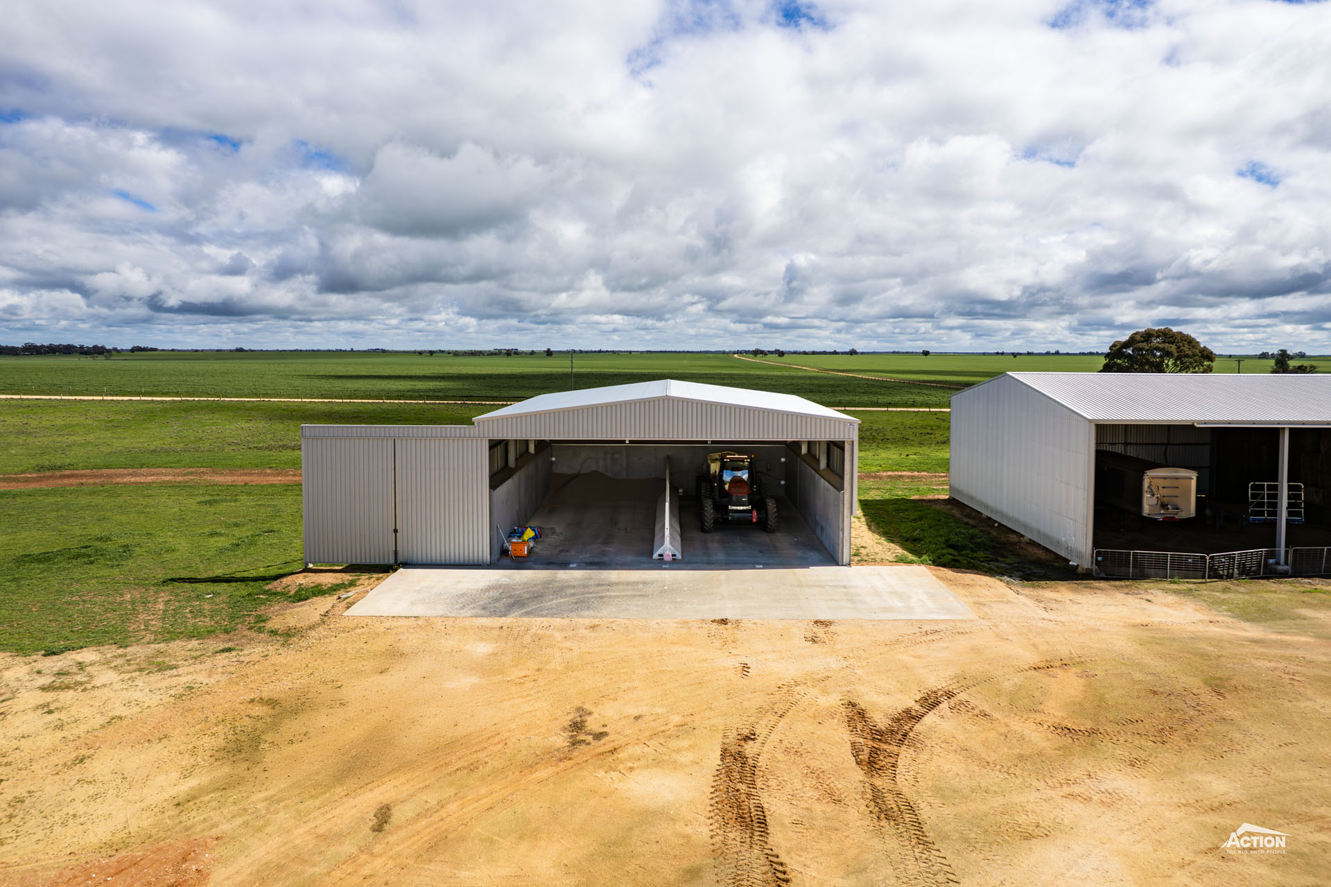 500 tonne fertiliser shed
