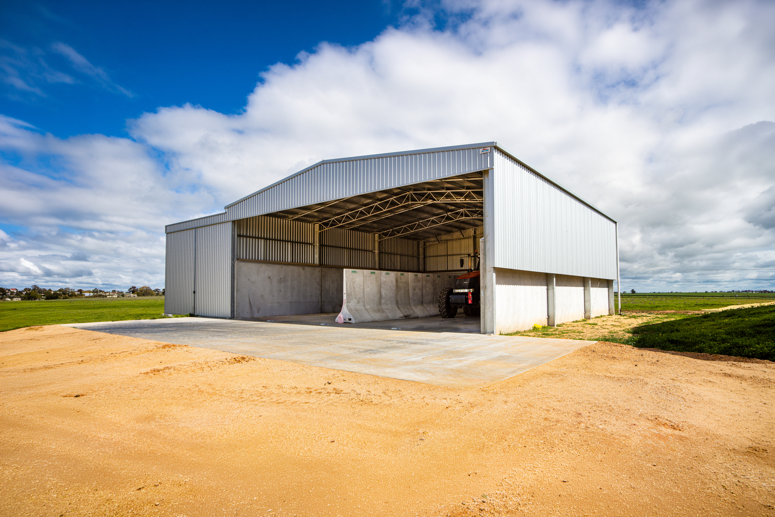 500 tonne fertiliser shed